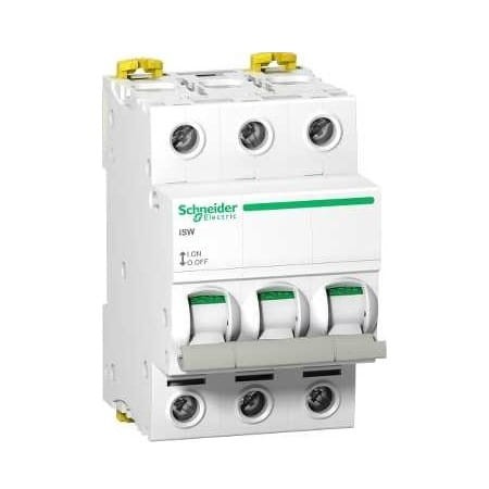 Schneider Electric Interrupteur-sectionneur triphasé 3P 40A 400V AC Acti9 GPV-401-161
