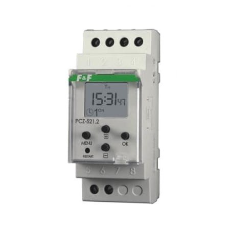 F&F Filipowski Minuterie hebdomadaire on/off à canal unique GPV-401-168