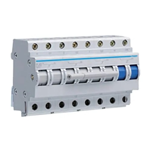Hager Interrupteur modulaire de puissance I-0-II (1-0-2) 3P+N 63A 400VAC GPV-401-187