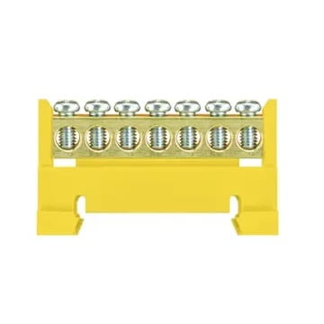Pawbol Barre de connexion pour rail DIN - 7 jaune - base basse GPV-401-224