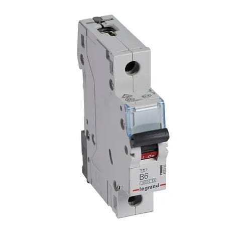 Legrand Disjoncteur de surintensité B 6A 1P 6kA S 301 TX3 GPV-401-234