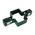 Collier intermédiaire pour panneaux de clôture 40x60 vert GPV-700-03