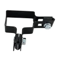 Collier d’angle pour panneaux de clôture 40x60 noir GPV-700-07 (2)