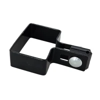 Collier de fixation terminal pour panneaux de clôture 40x60 noir