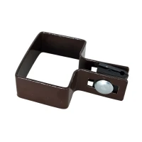 Collier de fixation pour panneaux de clôture terminal 40x60 marron