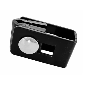 Collier universel fixation raccord pour panneaux de clôture noir