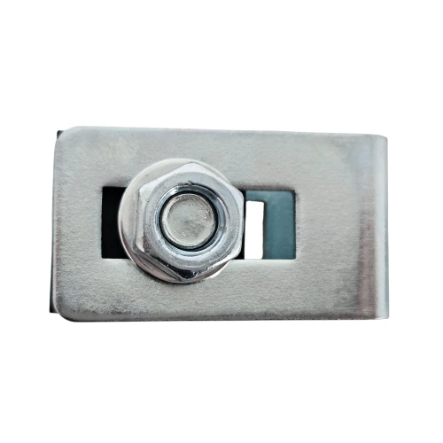 Collier universel support connecteur pour panneaux de clôture galvanisé GPV-700-19 (2)