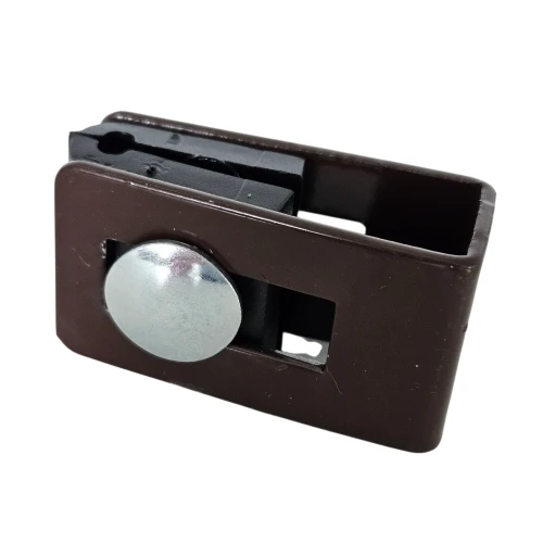 Collier universel support connecteur pour panneaux de clôture brun GPV-700-20