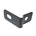 Collier support 1/2 pour panneaux de clôture anthracite graphite GPV-700-26 (2)
