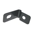Collier support 1/2 pour panneaux de clôture anthracite graphite GPV-700-26