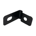 Collier support 1/2 pour panneaux de clôture noir GPV-700-27