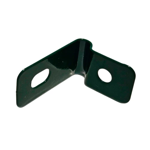 Collier support 1/2 pour panneaux de clôture vert GPV-700-28