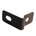 Collier support 1/2 pour panneaux de clôture brun GPV-700-30 (2)