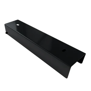 Profil en U connecteur support pour soubassement 250x55 noir