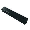 Profil en U connecteur support pour soubassement 300x55 noir GPV-700-47