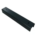 Profil en U connecteur support pour soubassement 300x50 noir GPV-700-52