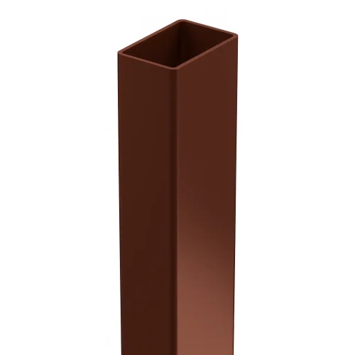 Poteau de clôture 60x40x1,2 mm, longueur 2,4 m, RAL 8017 GPV-700-68 (2)