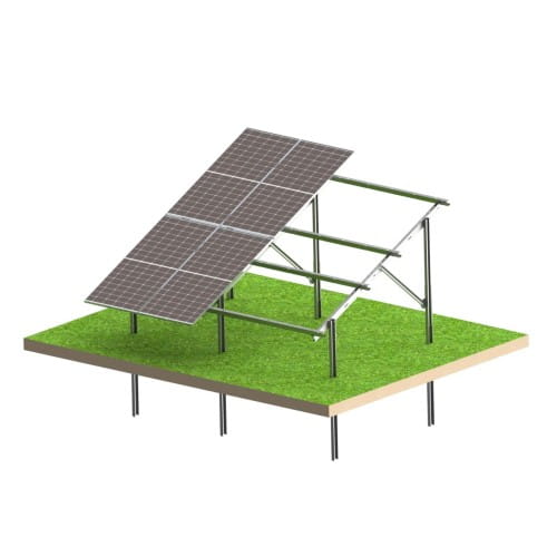 Structure photovoltaïque au sol Ultra Strong 8 panneaux N2V GPV-N2V-US8 (1)