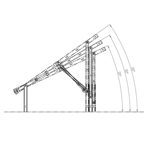 Structure photovoltaïque au sol Ultra Strong 8 panneaux N2V GPV-N2V-US8 (3)