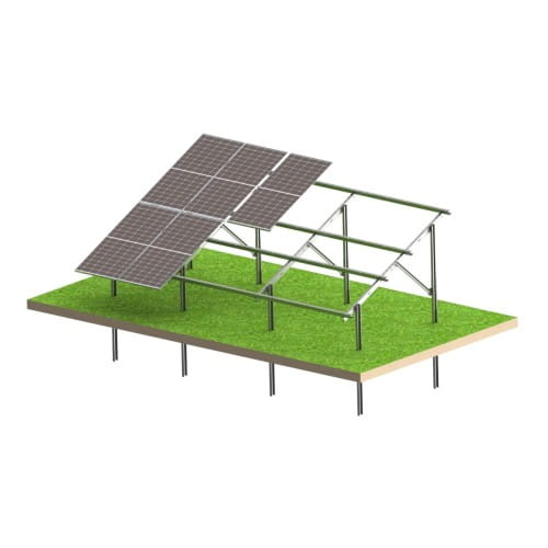 Structure photovoltaïque au sol Ultra Strong 12 panneaux N2V GPV-N2V-US12 (1)
