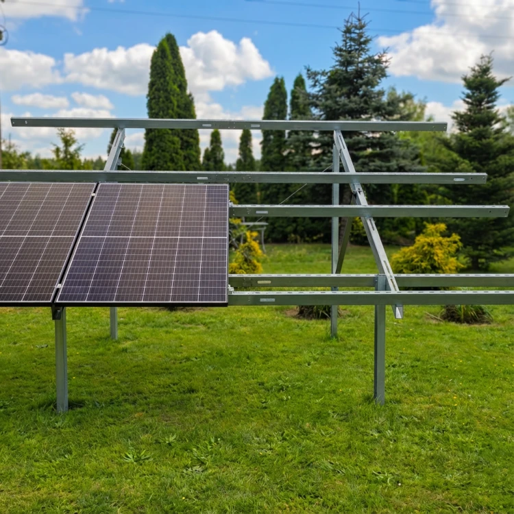Kit Solaire N2V Light – structure photovoltaïque au sol pour 8 panneaux GPV-N2V-L8 (8)