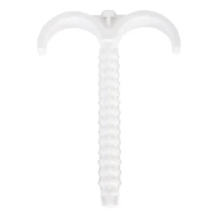 Collier de fixation double à bras longs pour tuyaux d'installation 50 pcs