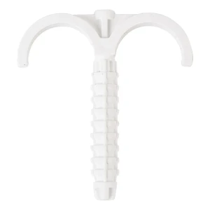 Collier de fixation double bras court pour tuyaux d'installation 60 pcs