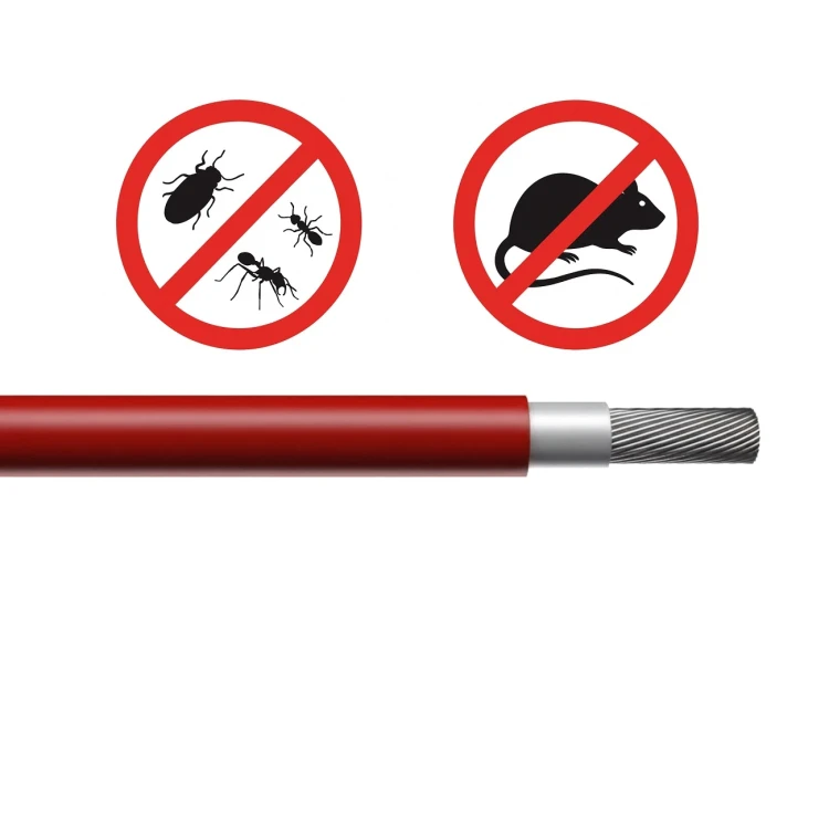 Câble pour installations photovoltaïques avec additif anti-rongeurs (AR) - 10mm Rouge 000-107 (3)