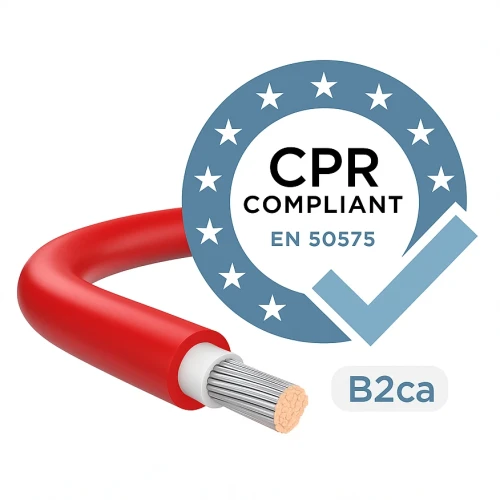 Câble pour installations photovoltaïques H1Z2Z2-K classe B2 (CPR) Rouge 10mm ININFLAMMABLE 000-115 (2)