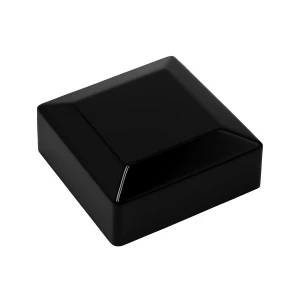 Capuchon cache embout pour poteau de clôture 60x60 noir