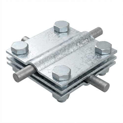 Raccord De Plaque Plate UNISTRUT P1358 – 4 Trous, Neuf, Robuste