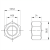 Écrou hexagonal M30 DIN 934 A4-50 000-077 (2)