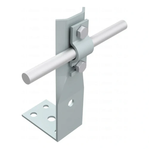 Équerre avec plaque h=8cm galvanisé électrolytique 000-146 (1)