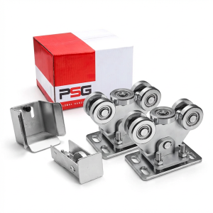 Kit de chariots pour portails coulissants autoportants + accessoires KIT pour rail 80