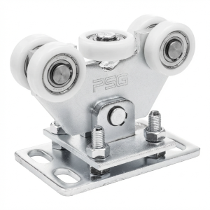 Kit de chariots en nylon pour portails coulissants autoportants + accessoires KIT pour rail 80