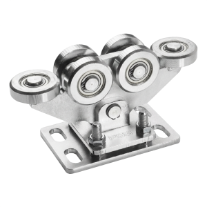 Chariot roulant pour portails coulissants autoportants 80/6 galets acier