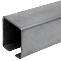 Rail en U pour portails coulissants autoportants 80x80x27,5x5 mm 6000 mm