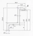 Pince latérale H30 aluminium 6060 trou M8 Anodisé PV-03-02 (1)