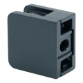 Support pour verre 45x45x26 mm anthracite verre 6-10,76 mm zamak système plat peint 000-269 (2)