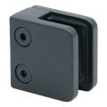 Support pour verre 45x45x26 mm anthracite verre 6-10,76 mm zamak système plat peint 000-269 (3)