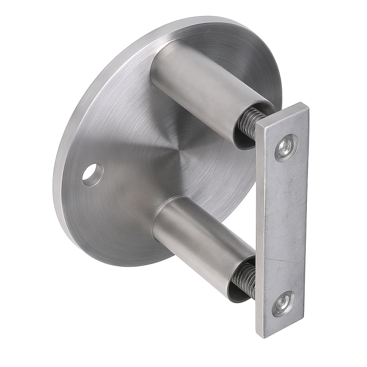 Fixation latérale de poteau fi 42,4 mm pour tube fi 100 mm AISI 304 satiné 000-299 (1)