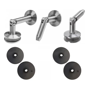 Système de verrières M10 tirant 3 éléments fi 10 mm verre 8-17,52 mm AISI 304 satiné