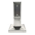 Fixation verticale pour verre spigot 50x50/100x100 mm verre 12-17,52 mm AISI 304 satiné 000-291 (2)