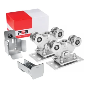 Kit de chariots roulants KIT pour portails coulissants autoportants 60 + accessoires