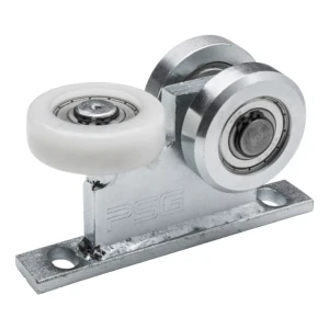 Chariot roulant 80 à galets en acier pour portes suspendues