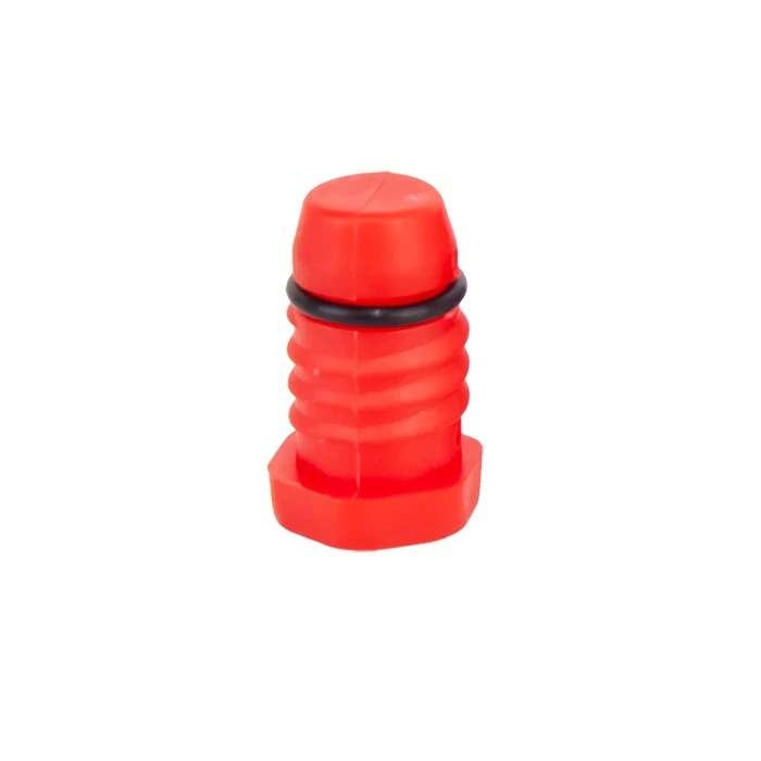 Bouchon de test d'étanchéité pour tubes 16 mm rouge. 000-097 (1)