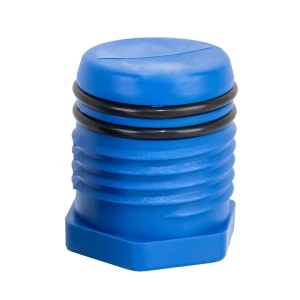 Bouchon de test d'étanchéité pour tuyaux 32 mm bleu