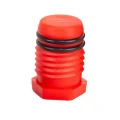 Bouchon de test d'étanchéité pour tuyaux 25/26 mm rouge. 000-101 (1)