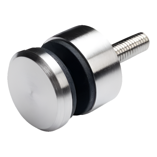 Fixation ponctuelle pour verre fi 30/13/M8x40 verre 6-12 mm AISI 304 système plat satiné 000-295 (1)