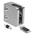 Support de verre 45x45x26 mm avec fixation pin verre 6–10,76 mm AISI 304 système plat satiné 000-268 (4)